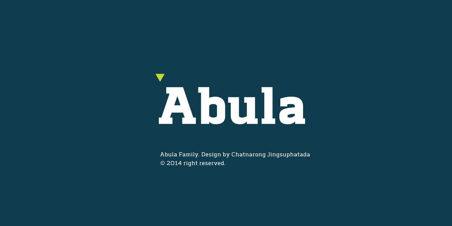 Abula Font preview